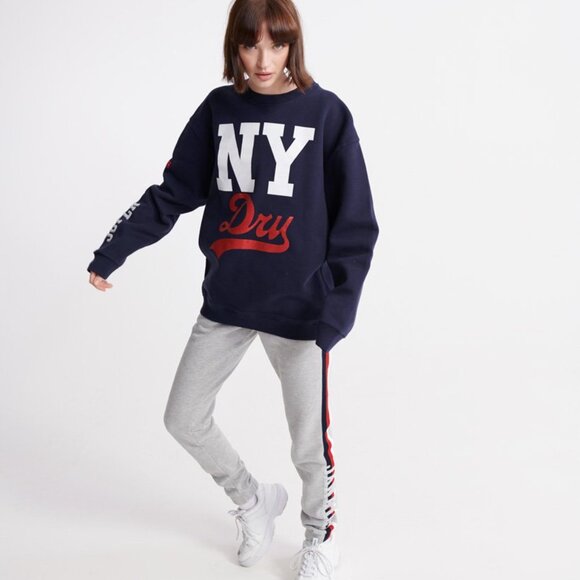 SDQB NY Dry Crew Sweatshirt Superdry Size XS/S 8-10 - Picture 7 of 11